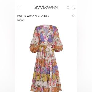 Zimmermann wrap dress